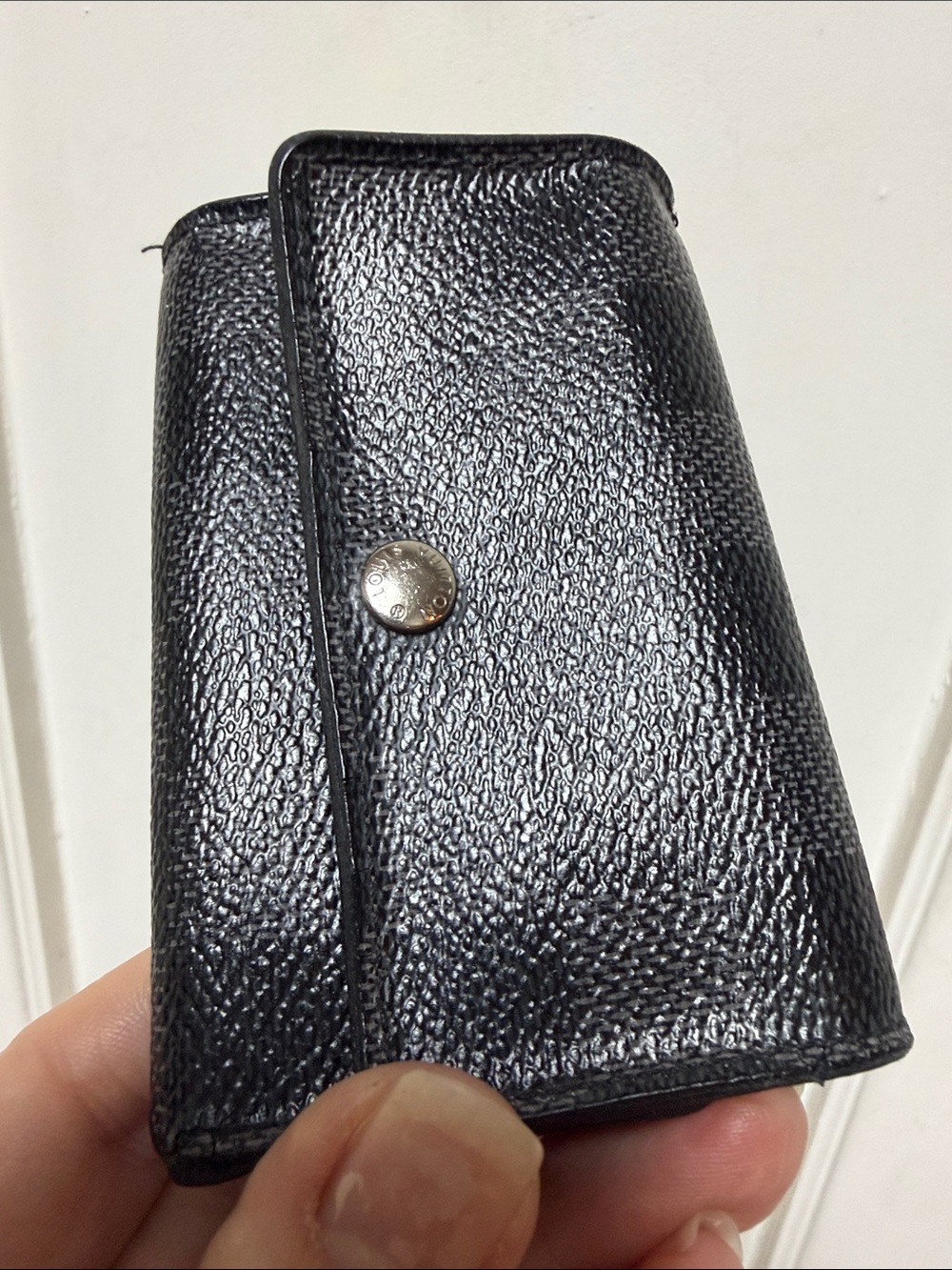 Louis Vuitton Key Pouch Damier Black